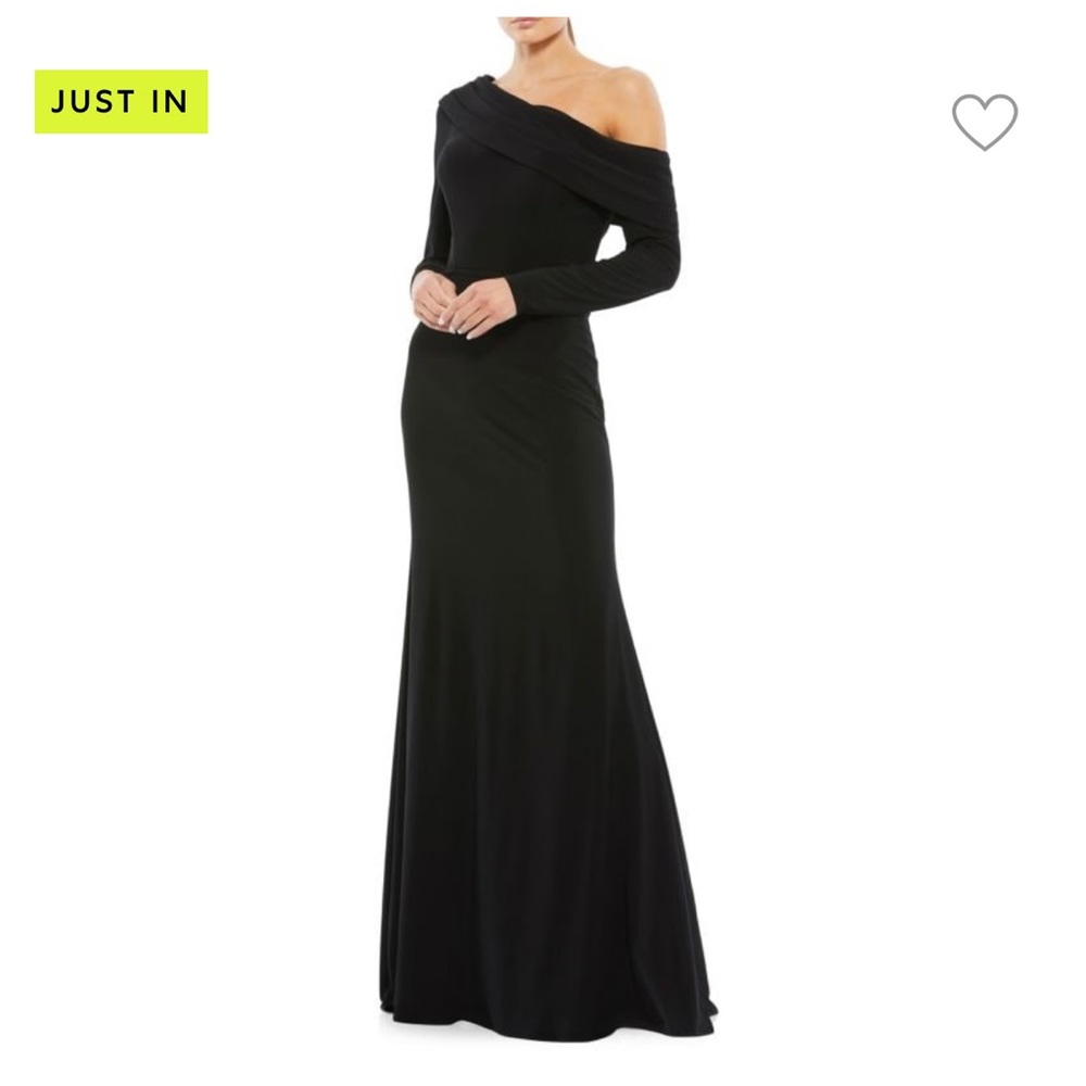 Mac Duggal One Shoulder Column Gown